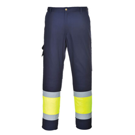 L049 Pantalon combat Hi-Vis Bicolore
