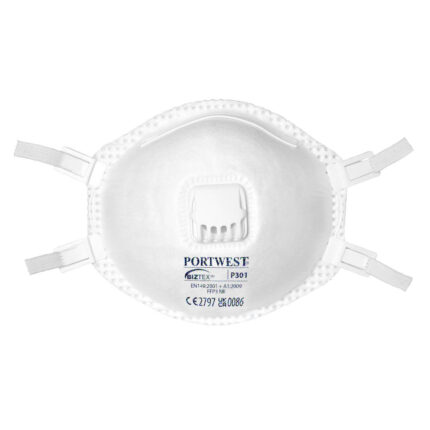 P301 MASQUE FFP3 AVEC VALVE - Boite de 10 pcs